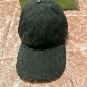 Gucci GG Canvas Black Baseball Cap